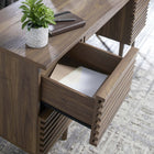 Modway - Render Bureau - Noyer-Construction durable en panneaux de particules