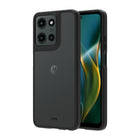 AXS - PROShield pour Motorola Moto G (2026) / Moto G Play 2026 / Moto G 5G 2025 - Fumé-Rebords biseautés surélevés protégeant votre appareil contre les chutes directes sur l’écran du téléphone et empêchant l’usure lorsqu’il est posé à l’envers
