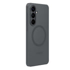 Samsung - Coque magnétique silicone noire pour Galaxy S26+-Les aimants intégrés à la coque magnétique en silicone permettent d'aligner votre Galaxy S26+ pour la recharge sans fil