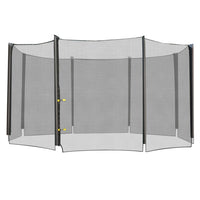 HOMCOM - Filet de sécurité rond pour trampoline 12 pi-Enceinte de filet pour trampoline de 12' uniquement, trampoline non inclus