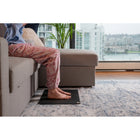 Relaxus - Tapis de mise à la terre-Durable et élégant : finition en similicuir, dessous texturé antidérapant et bords renforcés garantissent que le tapis reste en place et dure des années