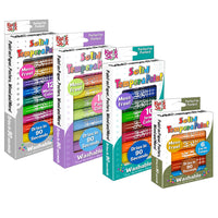 Kwik Stix - TPGTPSET Bâtons de peinture à la tempera solide - Métalliques - Terre - Joyaux & Tons Pastel - 38 couleurs-COULEURS ÉCLATANTES : Ces couleurs hautement pigmentées apporteront une gamme de magnifiques teintes à tous vos projets artisanaux.