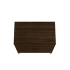 Manhattan Comfort - Rockefeller ensemble de commode de chambre à coucher de style milieu du siècle moderne 3 pièces - brun-10