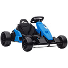 Qaba - Kart électrique pour enfants 24V avec double moteurs 150W - bleu-De puissants moteurs doubles offrent une accélération palpitante pour une véritable expérience de course 