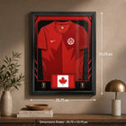 Frameworth - Coupe du Monde FIFA 2026 Officielle Équipe Canada Cadre Réplique de Maillot - 25,75 po x 33,75 po-8