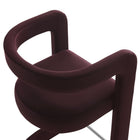 Modway - Winslow Performance Velvet Tabouret de comptoir - Mûrier-8