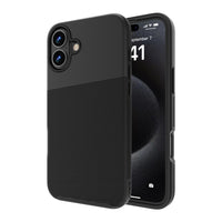 AXS - PROTech Plus Étui mince anti-choc avec double couches pour Apple iPhone 16 Plus - Noir-Résistant aux chutes jusqu’a 10 pieds