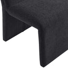 Modway - Emory Tissu tapis Fauteuil d’appoint de salle à manger in Ébène-8
