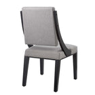 Modway - Cambridge Tissu rembourré Chaises de salle à manger Ensemble de 2 - Gris clair-7