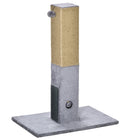 PawHut - Griffoir pour chat, grattoir de 31 po de haut pour chats d’intérieur - gris-Le poteau de 31,1 po (79 cm) de haut permet aux chats de s’étirer complètement 
