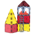 Magna-Tiles - Ensemble de construction magnétique Sécurité incendie 27 pièces-Idéal à offrir en cadeau: C’est un excellent cadeau pour les enfants de 3 ans et plus qui aiment la construction