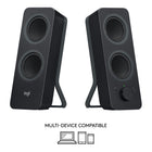 Logitech – Haut-parleurs Bluetooth Z207 pour ordinateur, noir-Garantie limitée de 2 ans