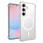 Blu Element - Coque DropZone Rugged Compatible MagSafe Galaxy S25+ - Transparente-Coins renforcés avec technologie AirPockets absorbant les chocs
