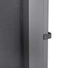 Outsunny - Store latéral rétractable 118 po x 71 po avec résistance aux rayons UV et au vent - gris-Fonction de retour automatique, se tire facilement grâce à la poignée
