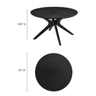Modway - Crossroads Manche Bois Table basse - Noir-Hévéa et MDF