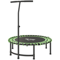 Soozier - Mini‑trampoline 45" pour adultes-Le cadre en acier robuste est solide et résistant