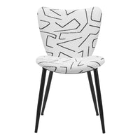 Zuo - Prestige Chaise de salle à manger - Blanc - Ensemble de 2-Fini thermolaqué durable