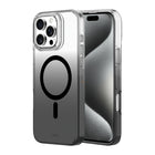AXS - Crystal Shield Étui D3O fabriqué avec du plastique recyclé MagSafe compatible pour Apple iPhone 16 Pro Max - Fumé Dégradé-Design minimaliste offrant une protection contre les chutes de 6 pieds