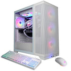 CyberPowerPC - Ordinateur de bureau de jeu - Intel Core Ultra 7 265F - NVIDIA GeForce RTX 5060 Ti 8 Go - 32 Go DDR5 - Disque SSD PCIe 4,0 de 2 To-Intel Core Ultra 7 265F 2,4GHz (Max 5,3GHz)