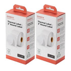 MUNBYN - Étiquette thermique circulaire - 2" - Blanc - 750 feuilles/rouleau - 2 rouleaux/paquet - Paquet de 2-Taille : 2" x 2" (50,8 x 50,8 mm), 750 étiquettes/rouleau.