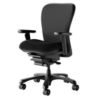 Nightingale - Chaise à dossier moyen intensif CXO - Noir-Bras réglables faciles à utiliser avec mouvements verticaux et horizontaux verrouillables pour un confort individuel