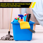 Gritt Commercial - Seau pour nettoyage de vitres et usage général - 11,4 Litres - Paquet de 2-Format compact pour un rangement facile