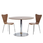 Modway - Ernie Restauration Fauteuil d’appoint - Noyer-Pattes chromées