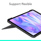 Logitech Combo Touch, étui clavier pour iPad Pro 11 pouces (M4 et M5)(2024 et 2025) - Graphite - Anglais-Modes d'utilisation à votre façon: avec ses multiples modes d’utilisation et possibilités, saisissez, dessinez, regardez des vidéos, lisez ou passez des appels sans retirer votre iPad Pro de l'étui clavier 