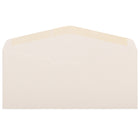JAM Paper Enveloppes format livret Strathmore fini lin avec rabat gommé, 4 1/8x 9 1/2 po, blanc naturel, 1000/paquet-Taille : No 10, 4 1/8 x 9 1/2 po