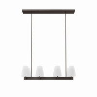 Modway - Enthrall 8-Lumière Lustre - Laiton blanc-Lustre moderne à 8 lumières