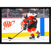 Travis Konecny Philadelphia Flyers - Toile encadree - 31" x 22"-Impression sur toile de qualité supérieure avec bordures enveloppées