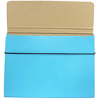 JAM Paper - Étui de transport portefeuille fin avec fermeture élastique - 9,25 x 12,5 - Bleu ciel-Quantité : Vendu à l'unité