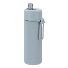 Gry Mattr - Bouteille d’entraînement portative avec paille - 700 ml - Bleu-L’intérieur en acier inoxydable aide à garder les boissons froides