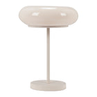 Zuo - Munk Lampe de table - Beige-Ampoule MAX 25W forme A19 à douille E12 x2 (non incluse)