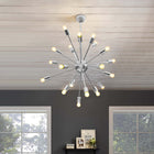 Modway - Volley Pendentif Lustre-Métal chromé