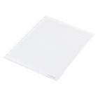 Cambridge - Feuilles mobiles Disc - quadrillées, grand , 50 feuilles-Compatible avec les cahiers Staples M by Arc 