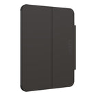 UAG - Étui Plyo Folio pour iPad 10.9 2022 (10th Gen), Noir/Ice-Coque blindée et noyau souple résistant aux chocs