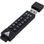 Apricorn - Aegis Secure Key 3z chiffré USB 3.1 Gen 1 clé USB 64 Go - noir-Déverrouillez le lecteur avec un code PIN unique de 7 à 16 chiffres, Clés résistantes à l’usure pour un usage obscur