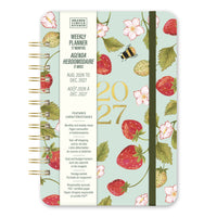 Orange Circle Studio - 2027 Agenda Do It All - Fruit & Flora -  5.75" x 8.25" - Couleur assortie - Anglais-Comprend une pochette intérieure pour ranger des cartes, des reçus, de l’argent comptant et plus encor