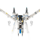 LEGO - Star Wars : Andor Le Chasseur U-Wing Rebelle, Modèle de Véhicule à Construire-Des détails authentiques - Ce chasseur LEGO Star Wars™ à construire est doté d’une fonction d’aile pivotante qui permet de faire passer les ailes du mode d’atterrissage à la formation en « V » pour le vol