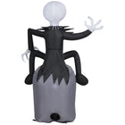 GEMMY - Jack Skellington gonflable d'Halloween sur pierre tombale - 107 cm-Comprend des piquets et des attaches