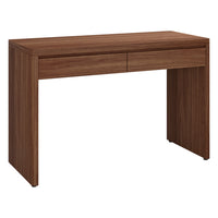 Hudson&Canal - Bureau Ashcroft 48'' - Noyer satiné-Un design contemporain moderne pour votre bureau à domicile, votre coin cuisine, votre bureau et plus encore