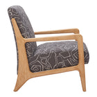 Zuo - Runa Fauteuil d’appoint - Gris/Naturel-Dimensions: 30,3 po L x 26,4 po L x 31,1 po H