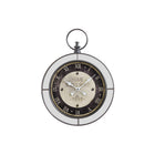 Monarch Specialties - Horloge - 18 po Rond - Horloge Murale - Brun - Miroir - Transitionnel-Une horloge murale ronde de 18 pouces avec un design vintage glamour et un cadre miroir élégant avec une bordure en plastique dans une finition marron polyvalente