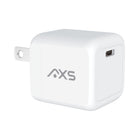 AXS - 30W PROCharge USB-C PD GaN Chargeur mural avec PPS - Blanc-La technologie GaN intégrée fournit une charge puissante et efficace sans surchauffer