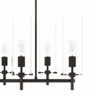 Modway - Skylark 6-Lumière Lustre - Noir transparent-Installation professionnelle requise