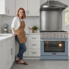 Kucht - 36 po Série KDF Cuisinière Pro Style au gaz propane - Acier inoxydable/Gris ciment-Les brûleurs scellés facilitent le nettoyage en empêchant les déversements de pénétrer dans la surface de cuisson