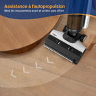 Tineco - Aspirateur vertical sans fil eau et poussière FloorWasher Pet série 5 - Noir-Séchage Rapide des Sols : Les sols sèchent en quelques minutes sans stries, grâce à l'aspiration puissante et à l'application précise de l'eau, laissant vos surfaces impeccables