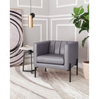 Zuo - Jess Fauteuil d’appoint - Gris-Supporte jusqu'à 330 lb