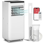 HOMCOM climatiseur portable 8000 BTU avec contrôle WiFi - blanc-Le design compact s’intègre facilement dans les chambres, salons ou bureaux 